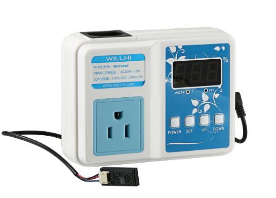 WILLHI WH1436H Digital Humidity Controller Manual (NEW VERSION) UPDATE: The outlet has been updated from a universal outlet to a standard U.