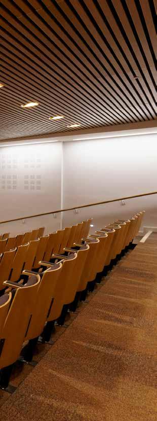 25 EDEN Lecture Theatre The 250-seat EDEN Lecture Theatre is equipped with touchscreen controlled display and