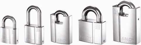 ABLOY PL Series Strong resistance to physical attack the hardened-boron steel shackle provides strong protection.