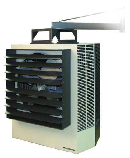 S 5100 Series 60 KW - 100 KW Suspended Fan Forced Unit Heater 18 Features & Specifications CONSTRUCTION: Heavy gauge steel cabinet with powder coated finish and control compartment housing a master