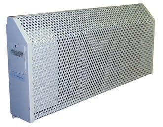 8800 Series Institutional Wall Convector 30 Single phase heaters available in all common voltages from 120V to 600V. 11 gauge perforated steel housing powder coated with textured ivory finish.