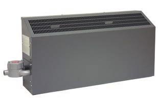 FEP Series Single Phase Hazardous Location Wall Convector 8 Standard Unit Unit with optional control section containing disconnect, pilot light, and thermostat (Suffix C1-TDP) Unit with in-built EPET