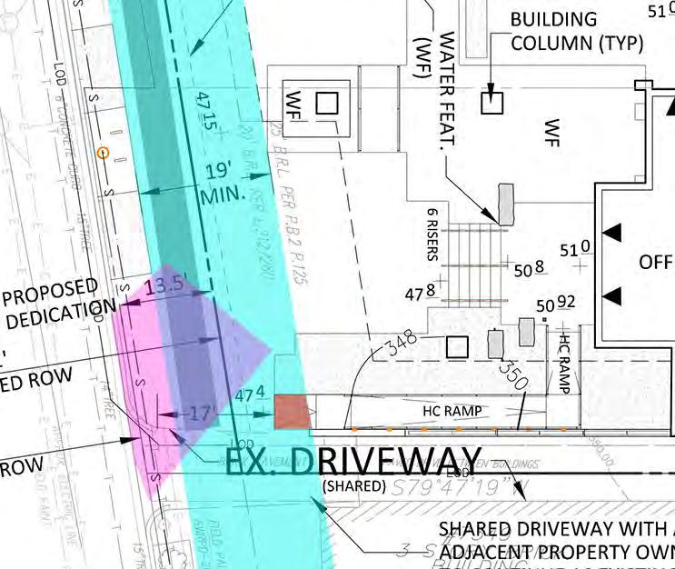 Issue: Accessible Ramp and Wisconsin Avenue Clear Pedestrian Path Consistent with the Sector Plan Design Guidelines, the Applicant is proposing a 19 minimum clear pedestrian path along Wisconsin