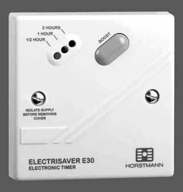 Electrisaver User and Installation Instructions The Electrisaver push button boost timer can be used to control immersion elements and other electrical appliances up to 3kW or as an