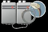 Connects a single tankless water heater to the MIC-185 Controller or MICS-180 expansion card.