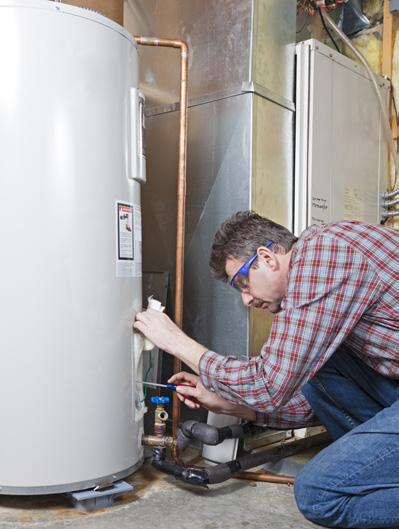 WATER HEATING TIPS Traditional storage tank Lower the water heater temperature to 120 or 125 F. If water will burn skin, it is set too high.