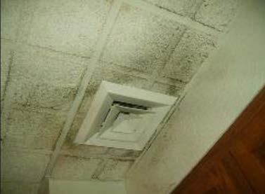 Mold in ductwork from high RH and