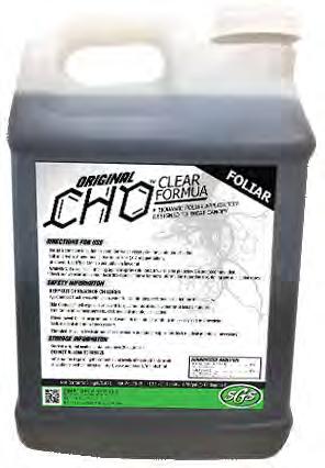 ORIGINAL CHO CLEAR FORMULA FEED PLANTS ABOVE THE SOIL SGS ORIGIANL CHO CLEAR Formula s clear based spray mx is designed to boost the nutritional uptake in your plants leaves & stocks.
