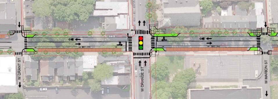 access Alternative routes Complete Street Sidewalks already present ADA compliant curb ramps Bike
