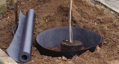 Made from a geotextile and membrane, it can withstand even the most vigorous of tree roots.