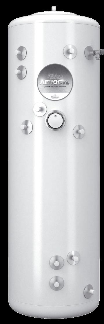 Unvented Copper Hot Water Cylinders IMPORTANT NOTE TO THE INSTALLER The Albion Aerocyl Cylinder is specifically designed to be installed in conjunction with a