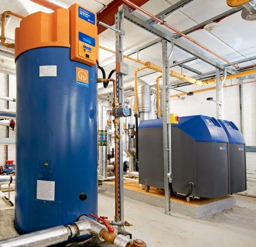Condensing Direct Gas Fired Storage Water Heaters Hamworthy offer the range of condensing direct gas fired water heaters in response to the demand for increased efficiencies in domestic hot water