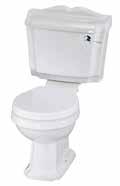 00 White Wooden Toilet Seat Chrome Hinges, Bottom Fix NTS302 64.