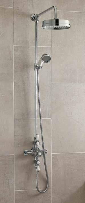 Victorian Concealed and Exposed Thermostatic Showers Edwardian