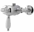 00 LP1 Twin Exposed Thermostatic Shower Valve* and Rigid Riser Kit