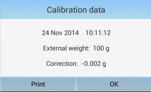 10.4 Adjustment Tap < Calibration settings > see, chap: 10. The available settings will be displayed.