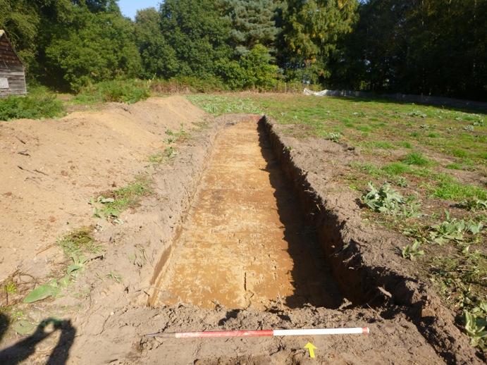 CAT Report 869: Archaeological trial-trenching evaluation: land adjacent to Hillingdon House, Purdis Farm Lane, Ipswich, Suffolk: October 2015 Trench 4: Summary T4, in the footprint of the proposed
