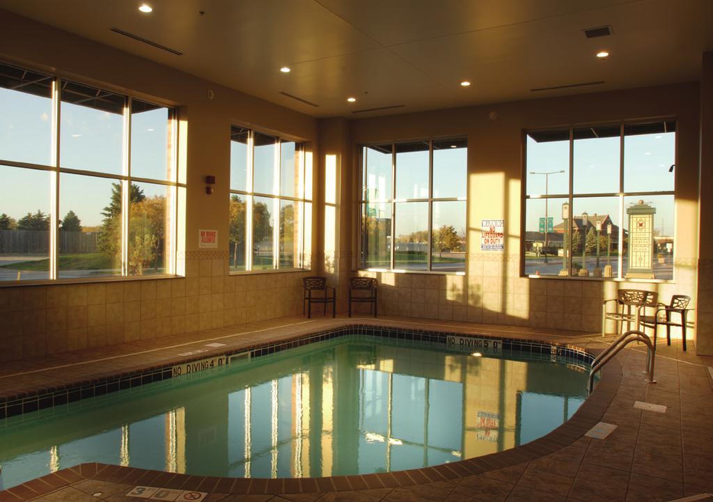 One of those amenities is the custom indoor pool and spa, located on the main, street level of the property, which was designed to meet the Hilton Garden Inn Urban Design protocol building