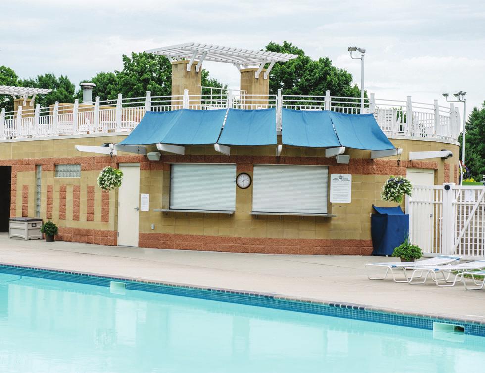 renovation of the existing pool house building including new changing rooms, concessions, pool equipment and storage.