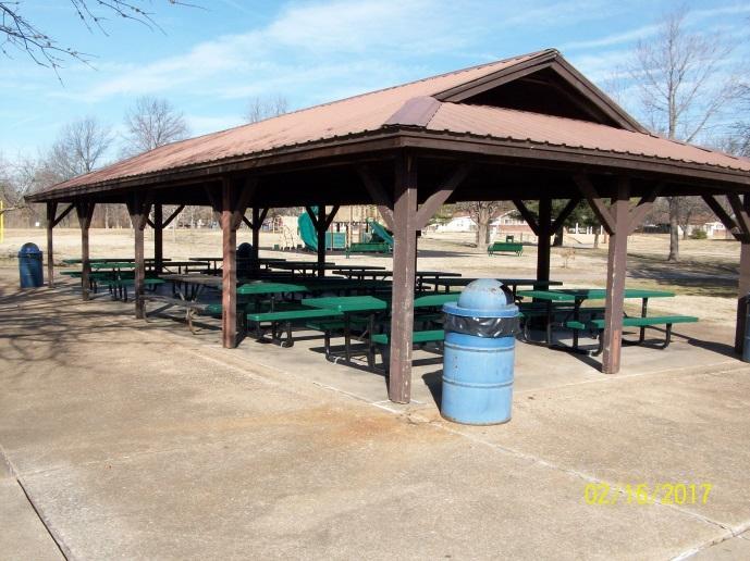 Louis County Parks Square Footage: 1,250 SF Type of Structure: CMU and wood framed roof Accessibility: ADA Accessible Structure is a