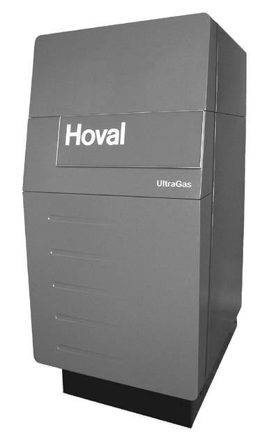 Hoval UltraGas (125-1000) Part N Floor standing gas condensing boiler Hoval UltraGas Part N Floor standing gas condensing boiler, combustion and flue gas chamber made of stainless steel.