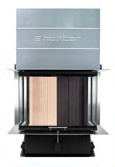 Lining of the combustion chamber The company Hoxter offers not only the standard light lining, but also the dark