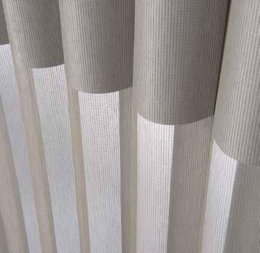 Tonal backing is available on select colours to provide uniformity inside
