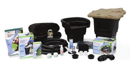 New Now Includes Automatic Dosing System DIY Backyard Pond Kits Our most popular DIY pond kit takes the guesswork out of trying to assemble the perfect combination of equipment and liner.