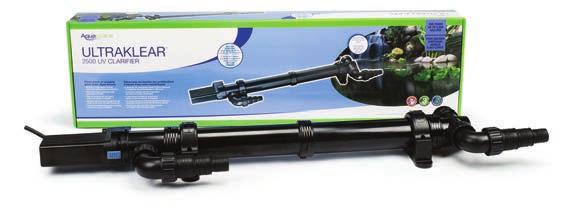 UltraKlear UV Clarifier/Sterilizer In a pond, algae blooms, or "green water", can be a difficult issue to address safely and effectively. Not anymore!