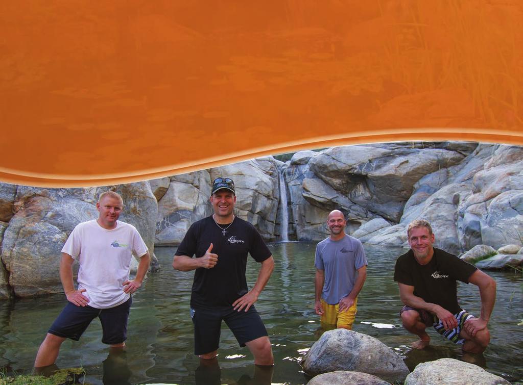 What happens when four passionate pond builders, aka the Aquascape