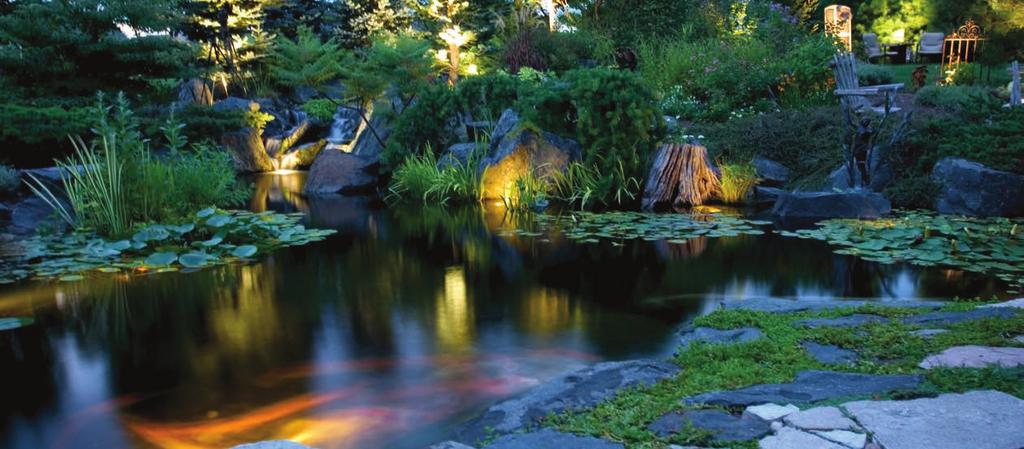 - day or night. Aquascape LED Garden and Pond Lighting combines style and simplicity.
