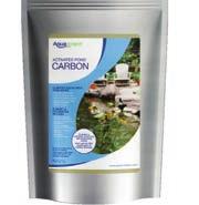 Activated Pond Carbon #80000 MSRP $19.98 (Unit Weight: 2.2 lbs.) 1 scoop treats 25 gal./95 liters 1 container treats up to 800 gal.