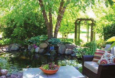 Living the Water Feature Lifestyle is about having an escape at home. A place that beckons you outdoors where the stress melts away.