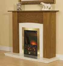 The Simplicity Fireplace Suite can be used with any of the Elite or Classic Inset models.