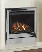 Because they are open fronted, these fires give a clear impression of a traditional open fire. The output is around 3.5kW so the room is nice and warm.