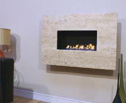 Our Flueless Gas Fires are totally unique in Europe, being the only fire that has an open living flame with no requirement for a chimney.