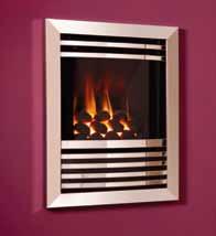 The convected heat is generated by cool air drawn into the base of the fire which passes through a heat exchanger.