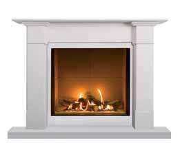 Riva2 Stone Mantels The Riva2 800 can also be combined with your choice of elegant stone mantel. There are six designs to suit both traditional interiors and more modern decorative styles.