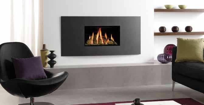 a more traditional log-effect fire. You can also boost the heat flow into your room through the optional fan-assisted circulation kit.
