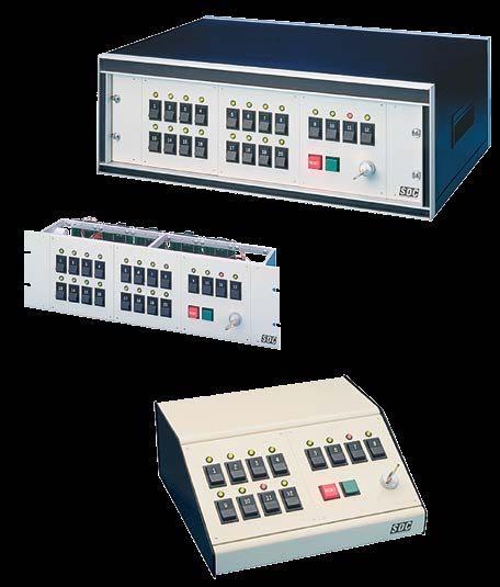 TCC and RCC Series Modular Consoles The SDC TCC and RCC Series Control Consoles provide a flexible, economical method of centrally supervising and controlling multiple openings within a facility.