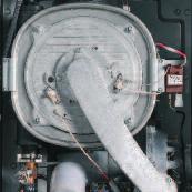 The boiler s clear temperature setting dials give straightforward control.