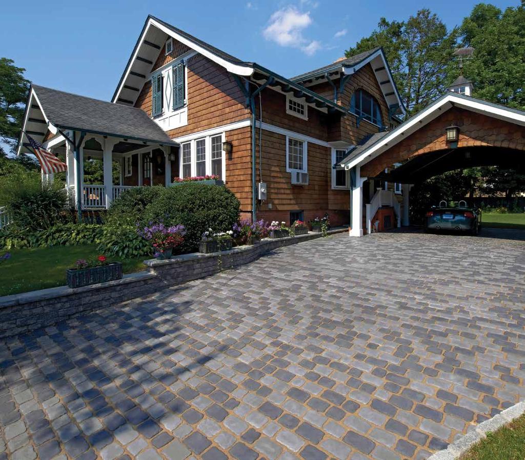 COURTSTONE The unsurpassed strength and timeless beauty of Courtstone makes it the ultimate driveway paver.