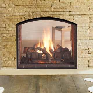Gas MULTI-SIDED Escape see-through The Escape ST blends masonry style with advanced technology.