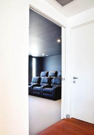 This also complements and tones in with the EzyJamb flush finish door jamb system.