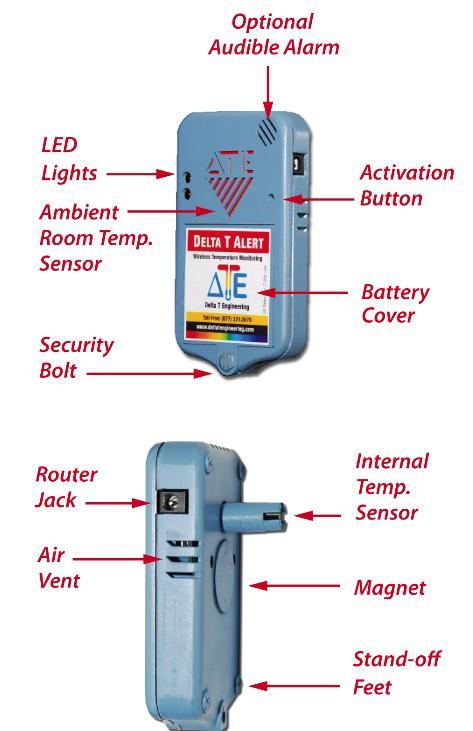 Delta T Alert is comprised of two temperature sensors - one to monitor the electrical enclosure s interior temperature and the second to monitor the room s ambient temperature where the enclosure is