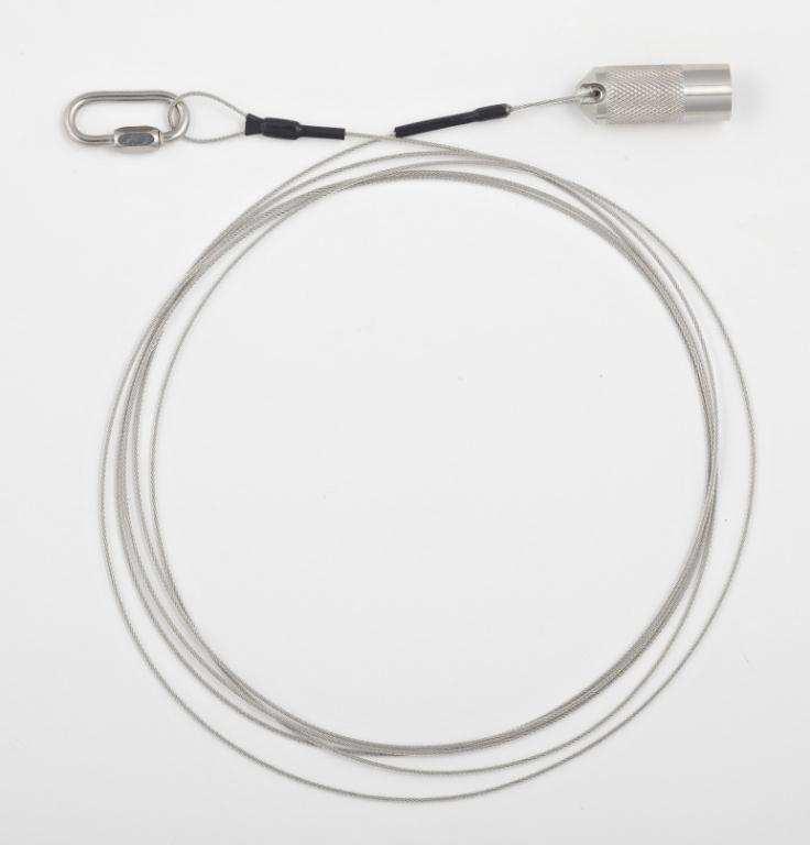 FIELD CABLES FOR ABSOLUTE DATA LOGGERS The 852-XXXXX SUSPENSION WIRE ASSEMBLY is a low cost suspension solution intended for use only with absolute data loggers.