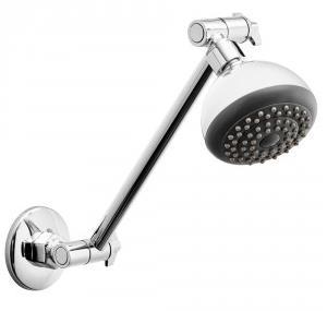 TAPAC SHOWER HEAD WITH ARM- 037432 Each of these Raymor shower arms offer a unique reach, and cover all angles from ceiling-mounted to wall-mounted, fixed to adjustable.