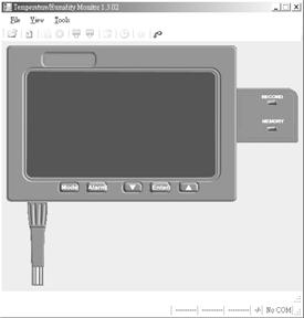 Use the USB cable to connect the meter and computer according to the drawing.