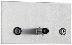 2 L 180 W x 155 H B-4112 316 Contura Surface-Mounted Soap Dispenser Satin