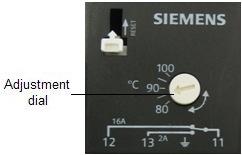 Turn adjustment screw clockwise to decrease the amount of flow required to activate the micro switch or turn adjustment screw anticlockwise to increase the amount of flow required to activate the